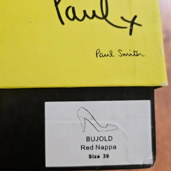 Paul Smith Vibrant Red Heels - Picture 8 of 8